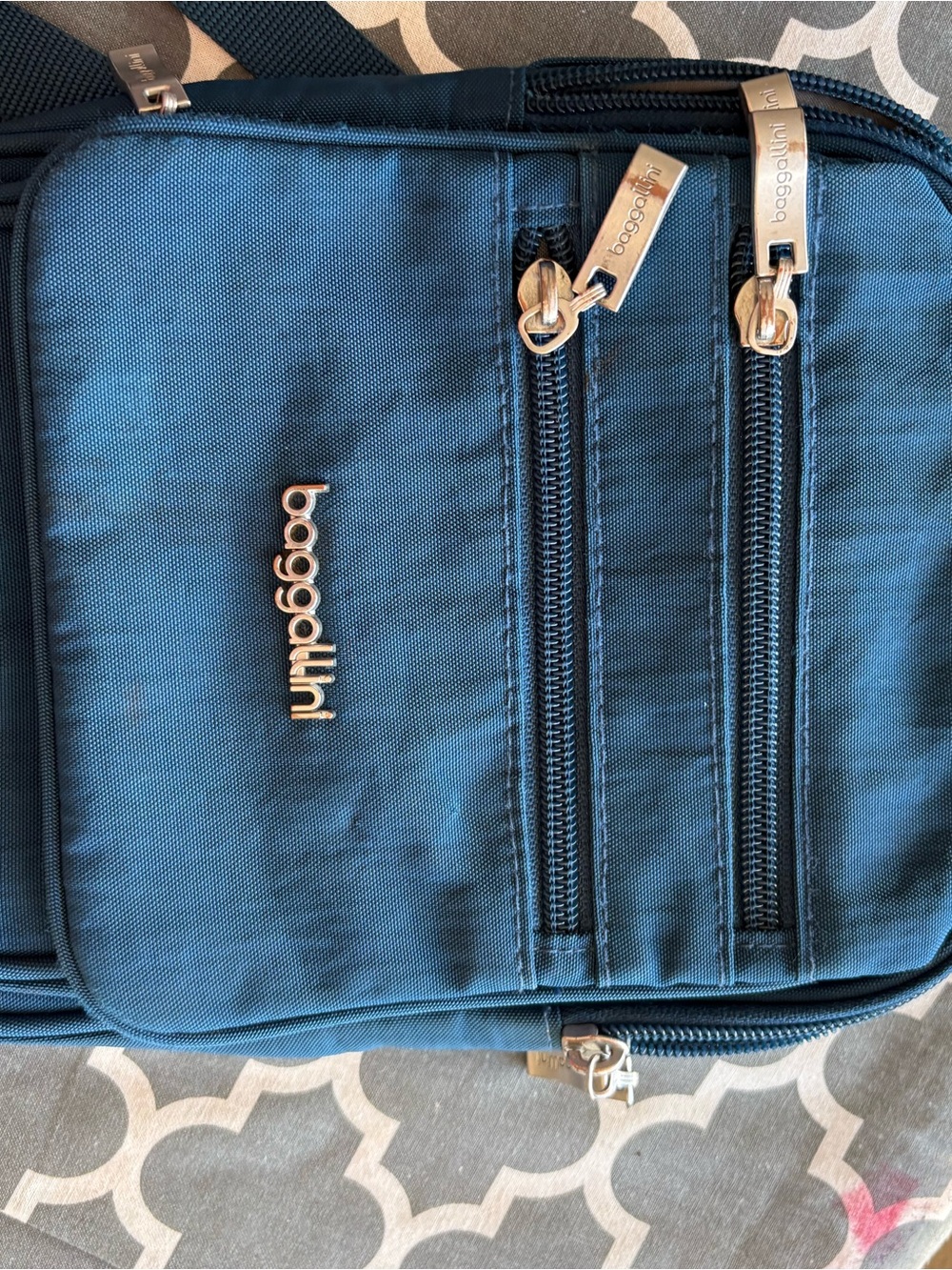 Baggallini turquoise Blue Crossbody Organizer Bag